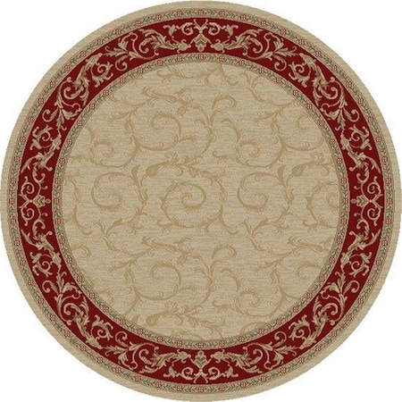 Concord Global Trading Area Rugs, 3 Ft. 11 In. X 5 Ft. 7 In. Jewel Veronica - Ivory 43924